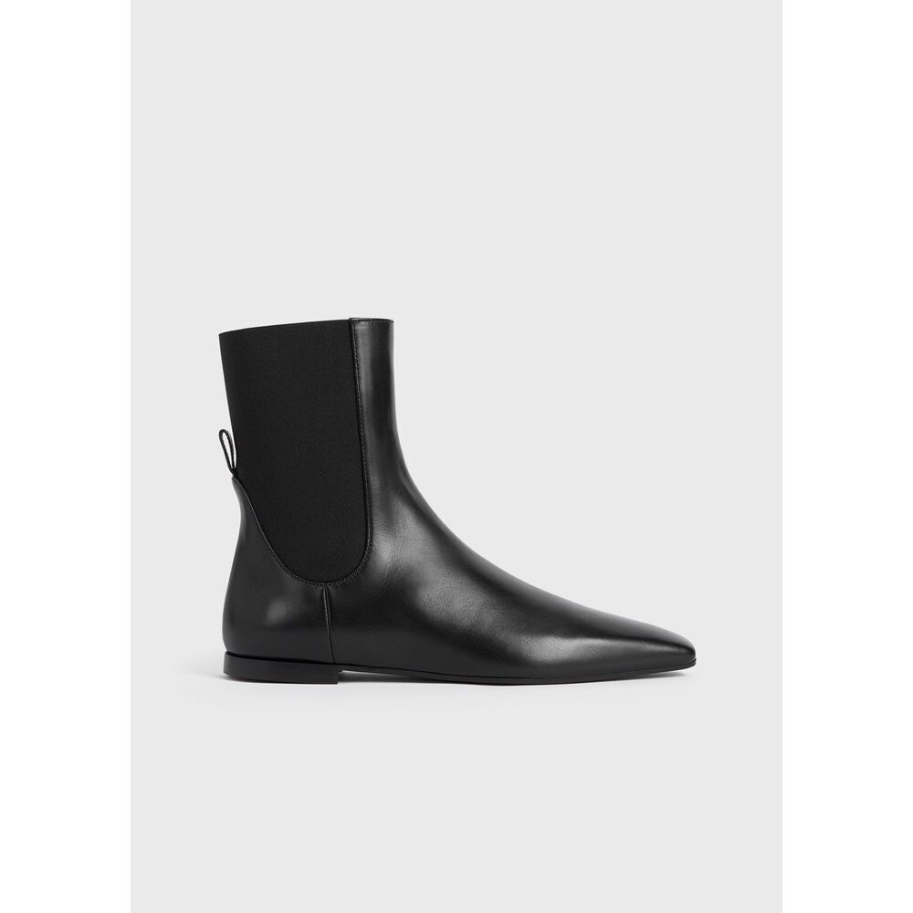 Toteme Leather Chelsea boots black